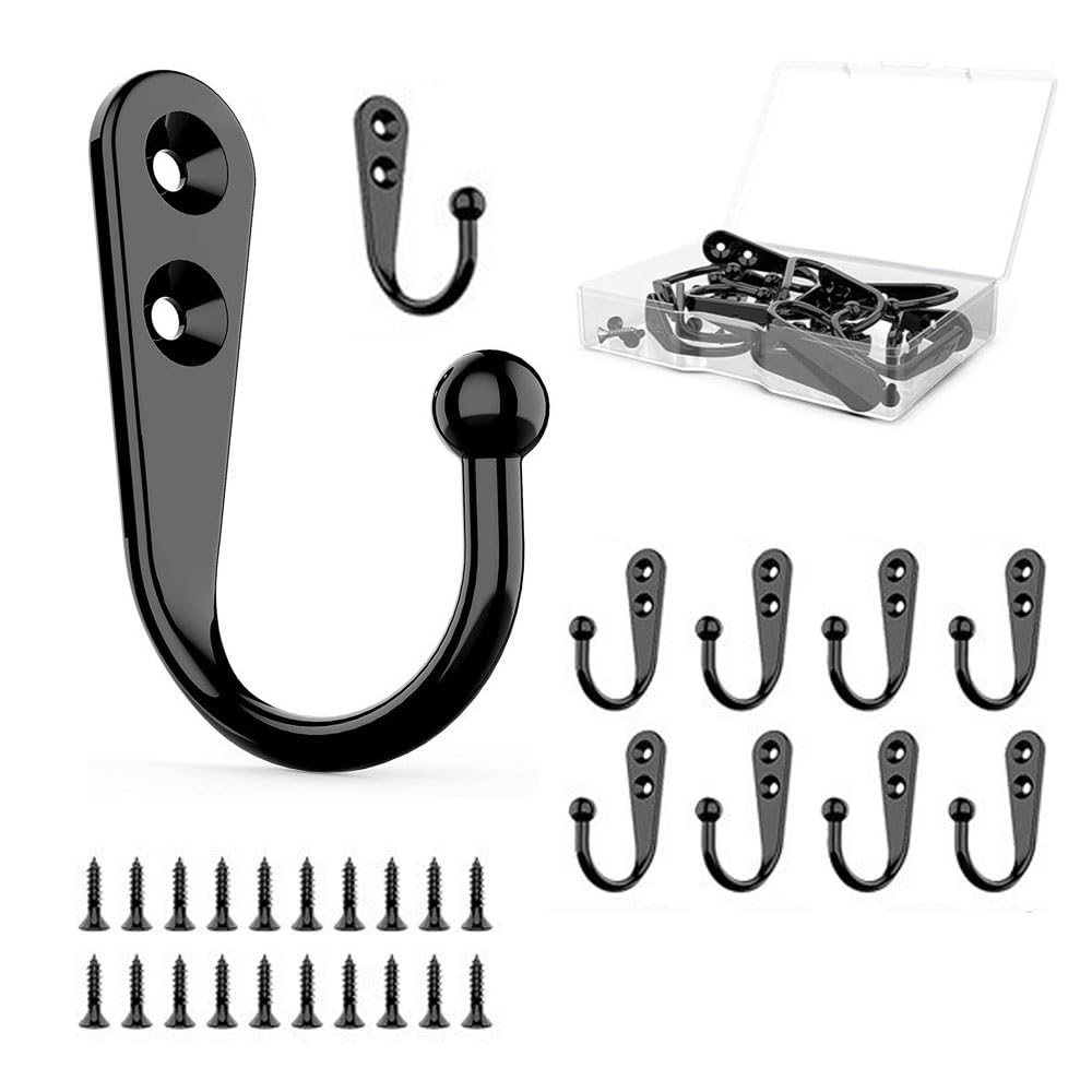 Amazon.co.jp: サムコス 掛け 亜鉛合金壁掛け 10個セット ウォール