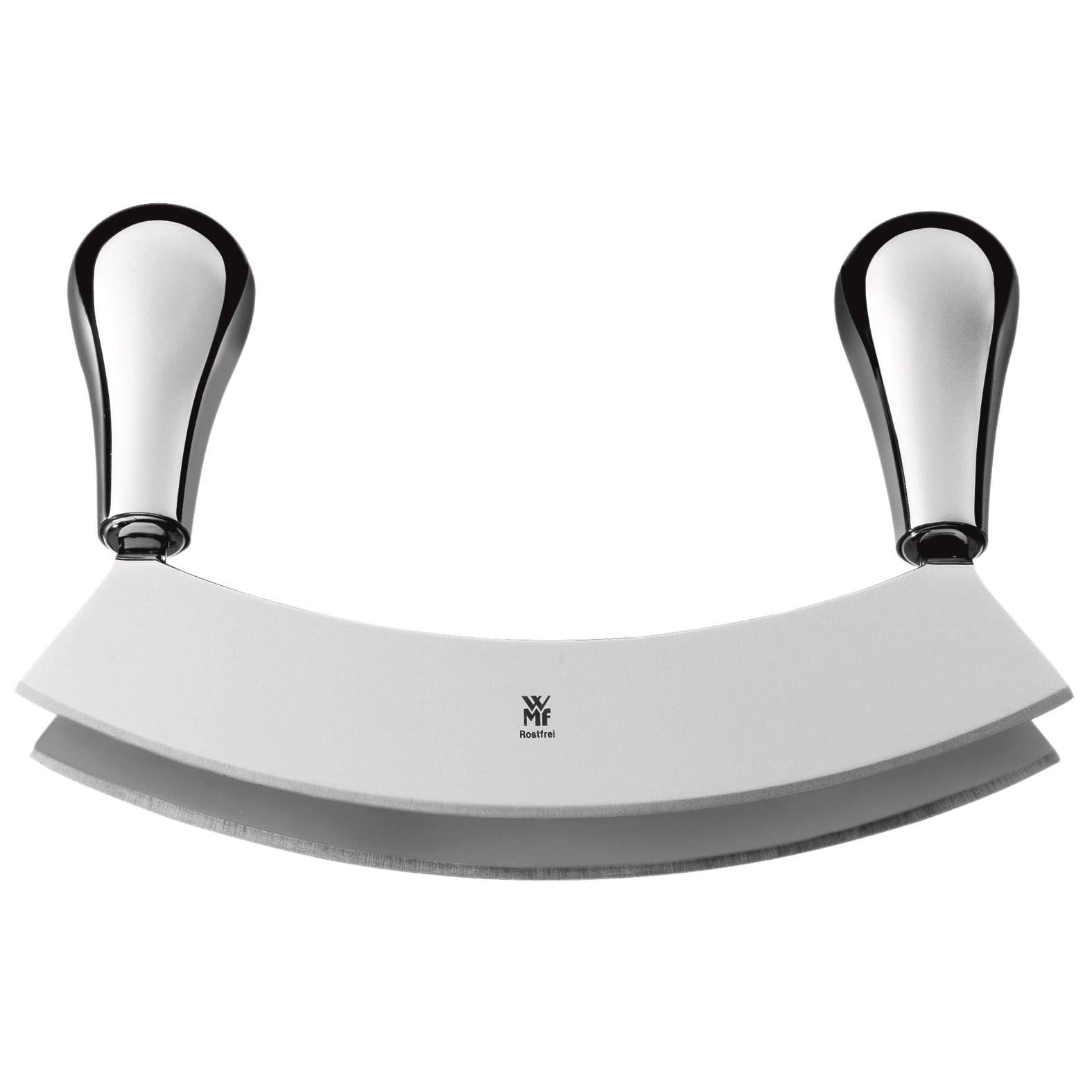 WMF Kräutermesser Wiegemesser zweischneidig 18 cm, geschmiedeter Spezialklingenstahl, Wiegemesser Kräuter zum feinen Zerkleinern oder Hacken
