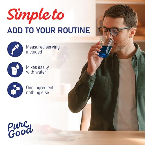 Image of PureGood Glass 2 Pack Pharmaceutical-Grade Methylene Blue 1% Solution (60 mL), USP-Grade, Third-Party Tested, Formaldehyde & Alcohol-Free, Methylene Blue for Humans in Amber Dropper Bottles