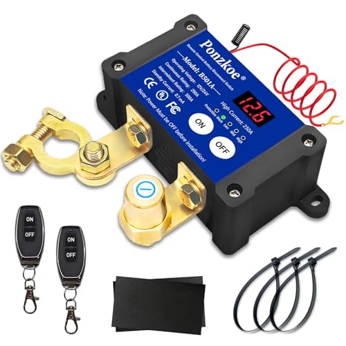 Ponzkoe Smart Remote Battery Disconnect Switch