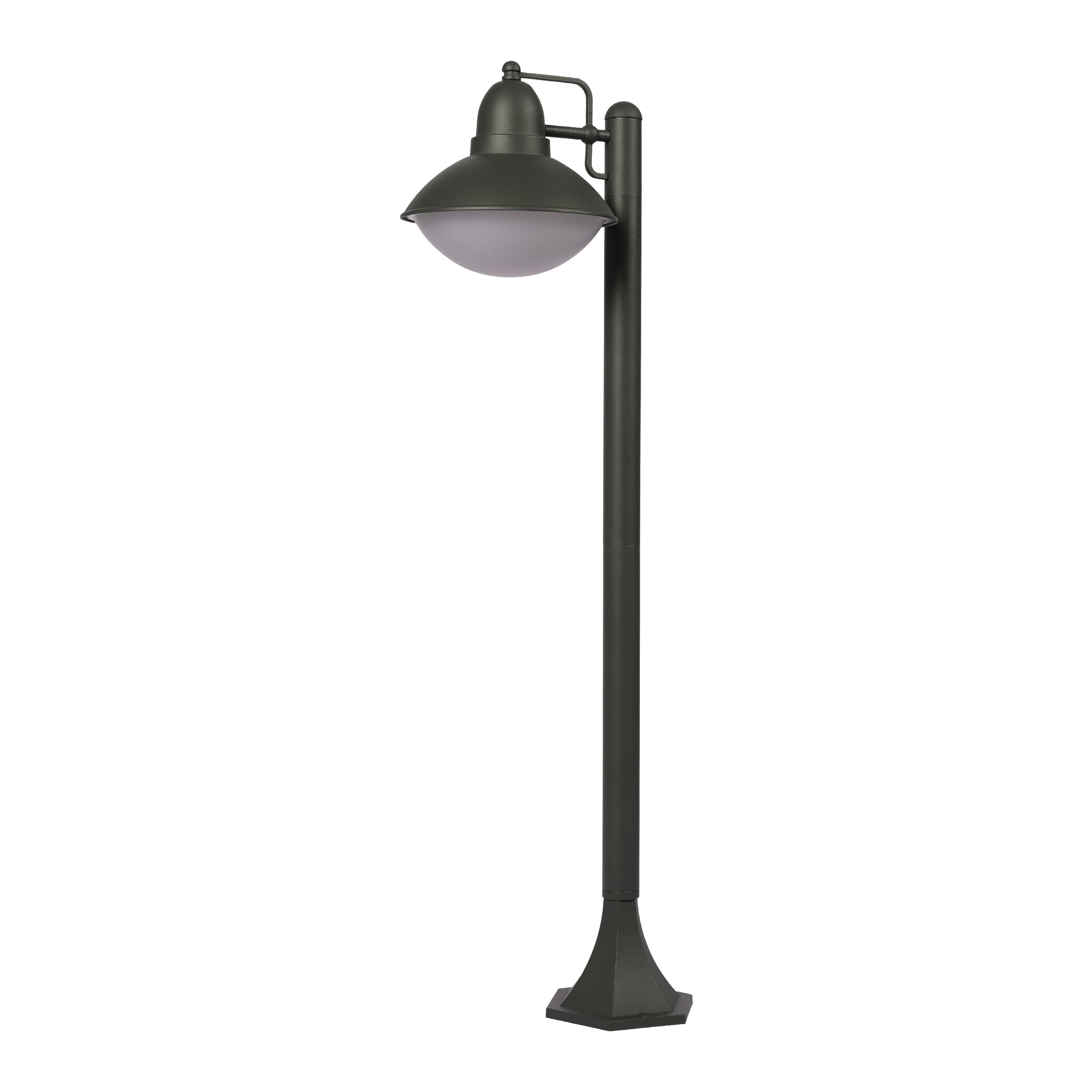 Tekled Dark Grey Gardens Marcel Outdoor Pathway Bollard Lawn Light | E27 Compatible Post Light | Weatherproof Assurance Ip44 | For Garden Trails Driveways Pathways Patios | (Bulb Not Included)