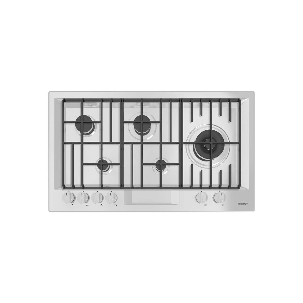 Foster FL Piano Cottura, Metallo, Argento Spazzolato, 86x50x6 cm