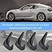 4PCS Car Mud Flaps, Black Mud Flaps Splash Guards, Fender Front & Rear Mud Guards Splash, No Drilling Mudguards Fenders with Hardware Kits, Mud Flaps Splash Guards Accessories Universal for Car