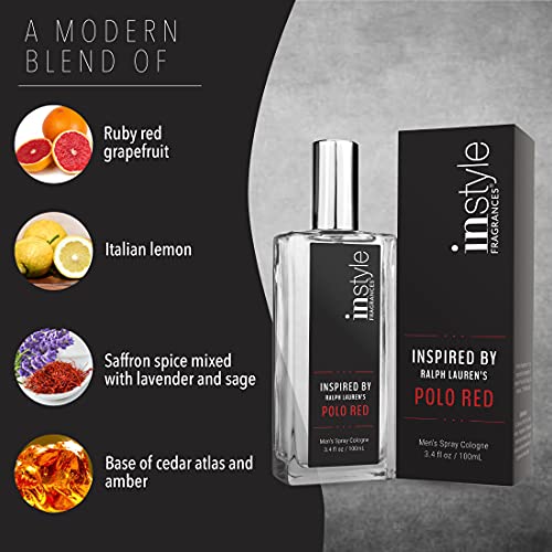 Instyle Fragrances | Eau De Toilette | Cologne For Men | Vegan, Paraben Free, Phthalate Free | Never Tested On Animals | 3.4 Fluid Ounces #TOP4