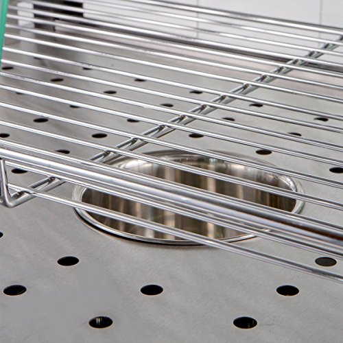 Ensue 1200W Commercial Countertop Restaurant 3 Tier Food Warmer 27" Display Case Pizza Hot Dog Heated