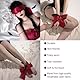 Augenbinde Sex-Spielzeug für Paare, 1 STÜCKE Augenmaske, Augenbinde Fetisch Sex Spielzeug, Schöne Erotik Augenmaske Sex Geschenk, aus Satin, Blindfold Maske zum Fesseln, Schwarz & Rot