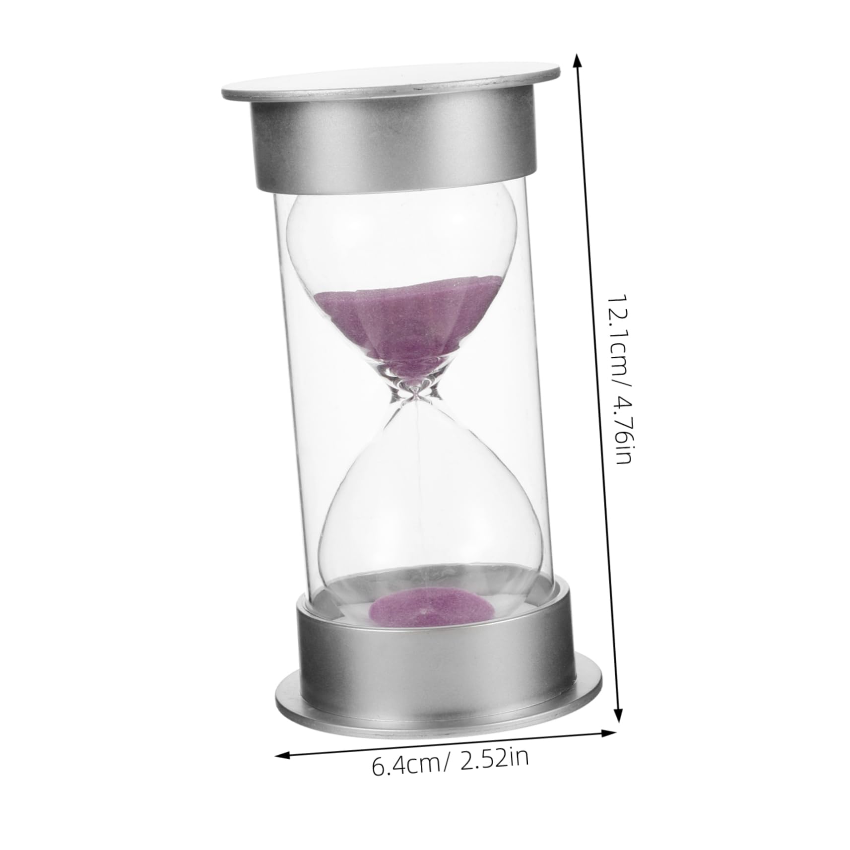 Mikikit 3 Sätze Sanduhr-Timer 20-Minuten-Sanduhr 20 Minuten Timer Sanduhr- 20 Minuten Sanduhr Kreative Sanduhr Multifunktions-sandglas Glas Mit Hohem Borosilikatgehalt 2 Stück * 3