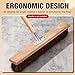 Vesici 6 Pcs Scrub Deck Brush Broom Heads Heavy Duty 19.7 x 2.4 Inch Replacement Large Wide Brooms for Outdoor Concrete Shop Boat Industrial Push Garage Driveway Farmhouse Livestock Cleaning Scrubber
