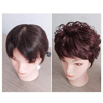 Amazon | [Haixifry] 部分ウィッグ ヘアピース ショートカール