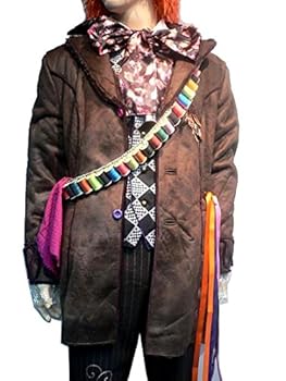 Amazon.com: OEM Exact Mad Hatter Trench Coat Jacket Alice