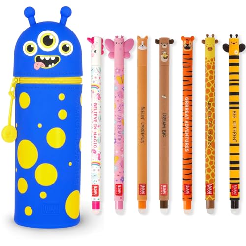 16 Radierbare Gelstifte Set - Halloween Design Mit Thermoradierer