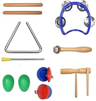 Amazon.co.jp: redleafjp 打楽器セット 子供 音楽おもちゃ 19点