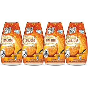 Liquid Water Enhancer | Klass Aguas Frescas | Sugar-Free Naturally Flavored Pineapple Tangerine, Keto Friendly|1.62 Oz Pack of 4 (Makes 24 servings each) 0 Calories Per Serving
