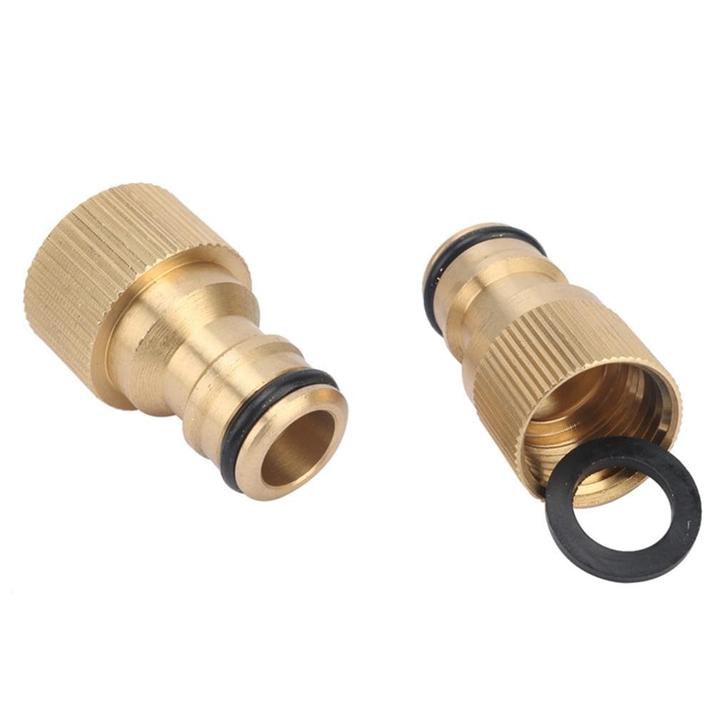 Connettore a nipplo con filettatura femmina M18 M22 in ottone per bricolage e impianti idraulici, raccordo rapido per rubinetto in rame
