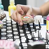 Penguin Art Supplies Drying Rack - Rock Art Drying Racks for Classroom, Craft Rocks & Egg Painting, Perfect for Your Painted Rocks and Other Small Arts & Crafts (Set of 4)