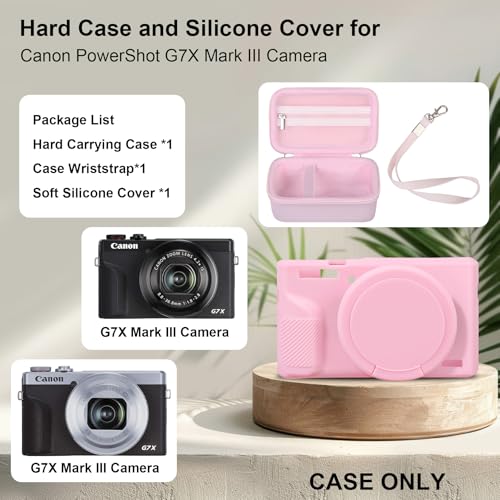 Funda rígida y silicona para Canon PowerShot G7X Mark III miniatura 3