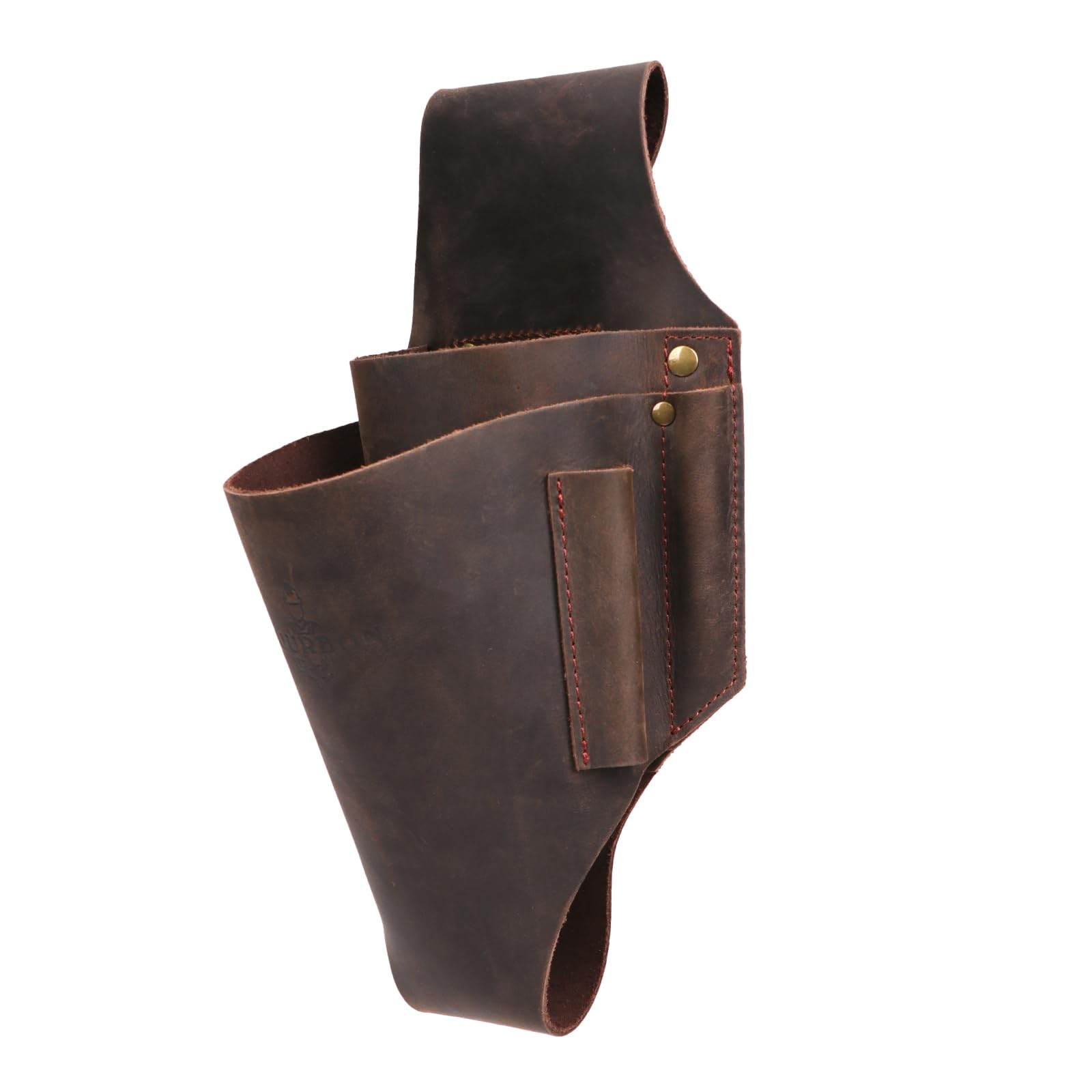 Tourbon Fällkeiltasche aus echtem Leder, 5 Taschen, Gürteltasche, Kettensägenschlüssel, Werkzeugholster zum Schneiden von Bäumen