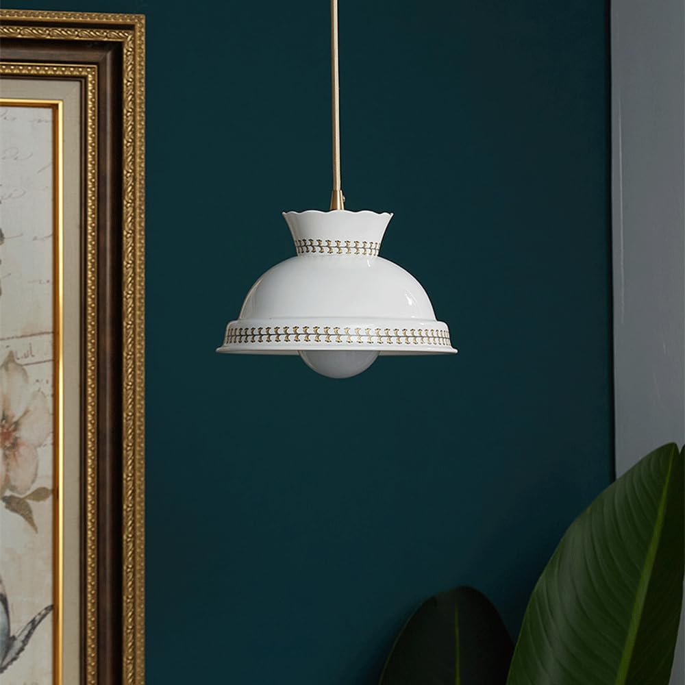 Genérico Lámpara De Techo Minimalista Cerámica, Montaje Empotrado Ajustable, Para Sala Estar, Salón Té, Hotel