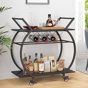 Lvbblackwinecartwithwheelsmodernbarcartwithwinerackindustrialbeveragerollingkitchenservingcartwithstoragemetalwoodenmicrowavedrinkliquorcartforhomediningroomblackoak  Urban Country Home Decor Lvb black wine cart with wheels modern bar cart with wine rack industrial beverage rolling kitchen serving cart with storage metal wooden microwave drink liquor cart for home dining room black oak  urban country home decor