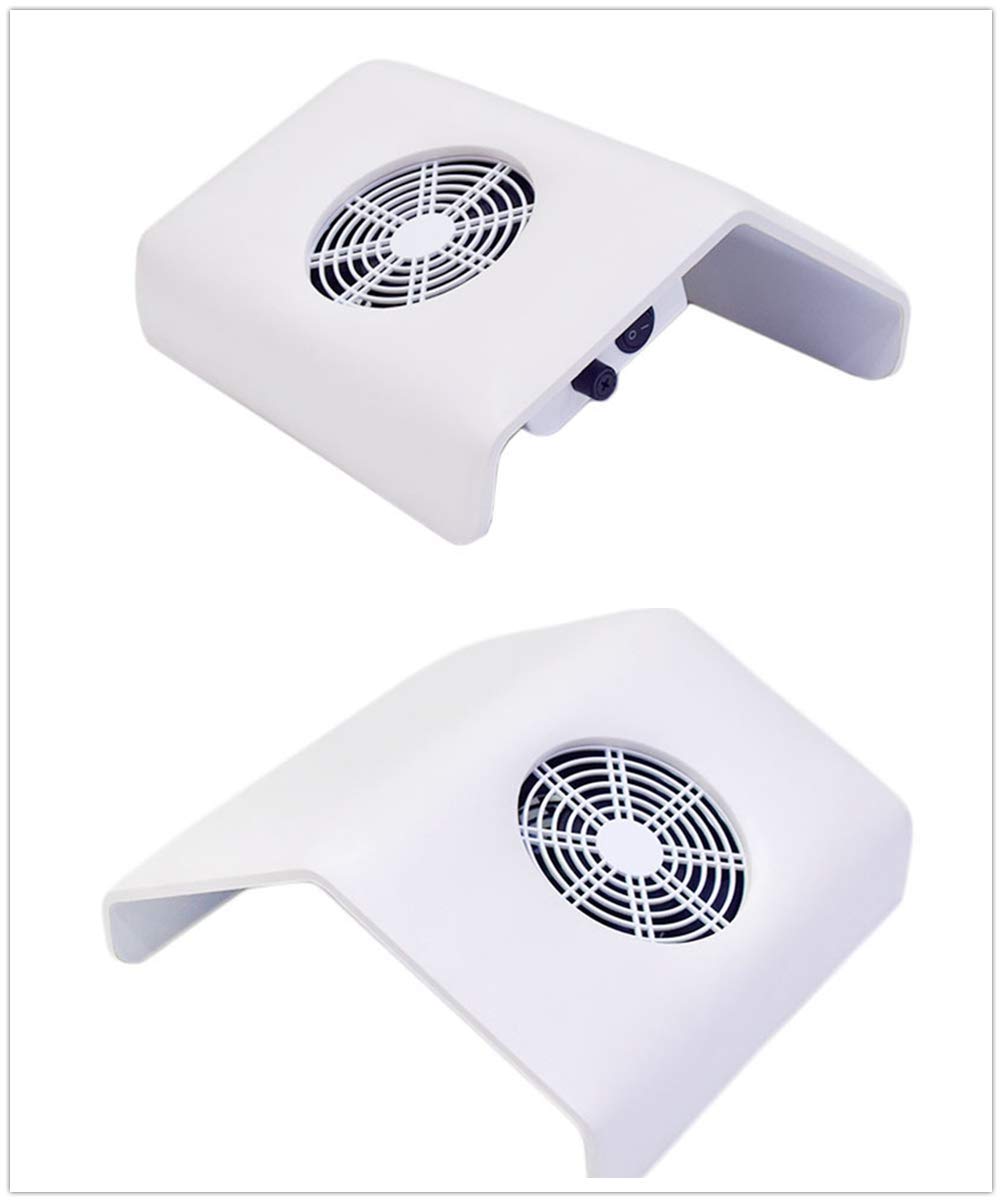 SGSG Grande aspiratore per Unghie Elettrico Collettore di polveri Macchina Unghie Aspirapolvere Salone Manicure Pedicure Strumento di Estrazione con ventole a velocità Regolabile