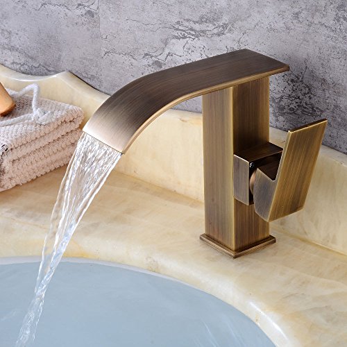 Robinet mitigeur de salle de bain cascade contre les éclaboussures - 5