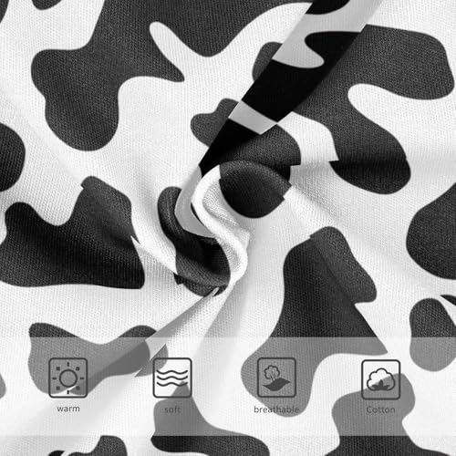 White Black Cow Print Toddler Underwear Custom 2t Cotton Panties for Girl Cartoon Briefs Underpants3