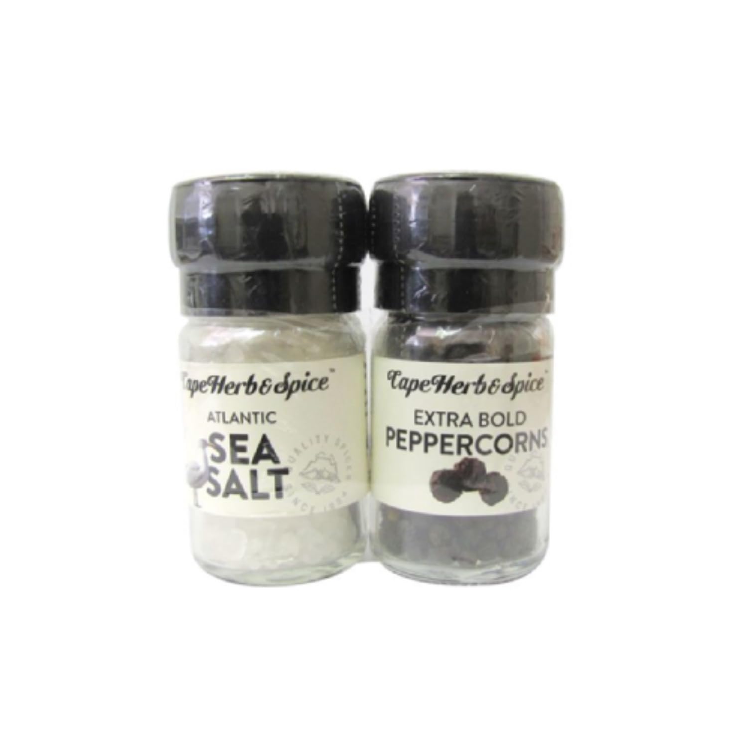 Mini Moulin Sel Cap Herb 75g et Poivre 35g/Lot - Livraison Gratuite France (3 lots)