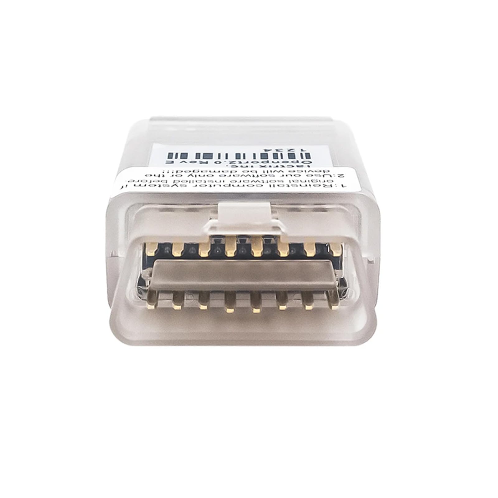 Strumento diagnostico avanzato per la programmazione lampeggiante unità controllo del motore con dongle J2534 e cavi jumper che supportano monitoraggio dei dati trasferimento dati
