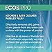 ECOS PRO PL9746/6 All-Purpose Kitchen-Bathroom Cleaner, Parsley Plus (Pack of 6)