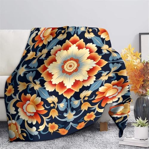 Couverture flanelle fleur impression 3D, le cadeau peluche idéal - 7