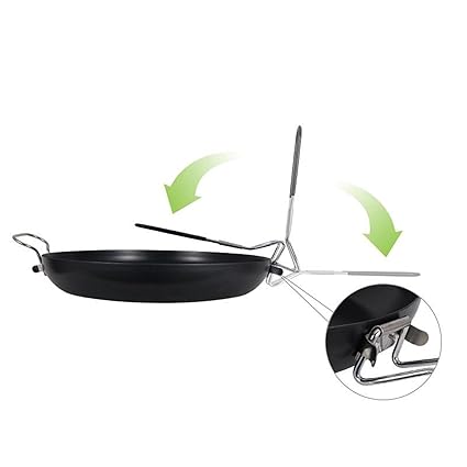 Trendy Retail Picnic Camping Cookware Non-Stick Frying Pan Pot Frypan Lightweight 12