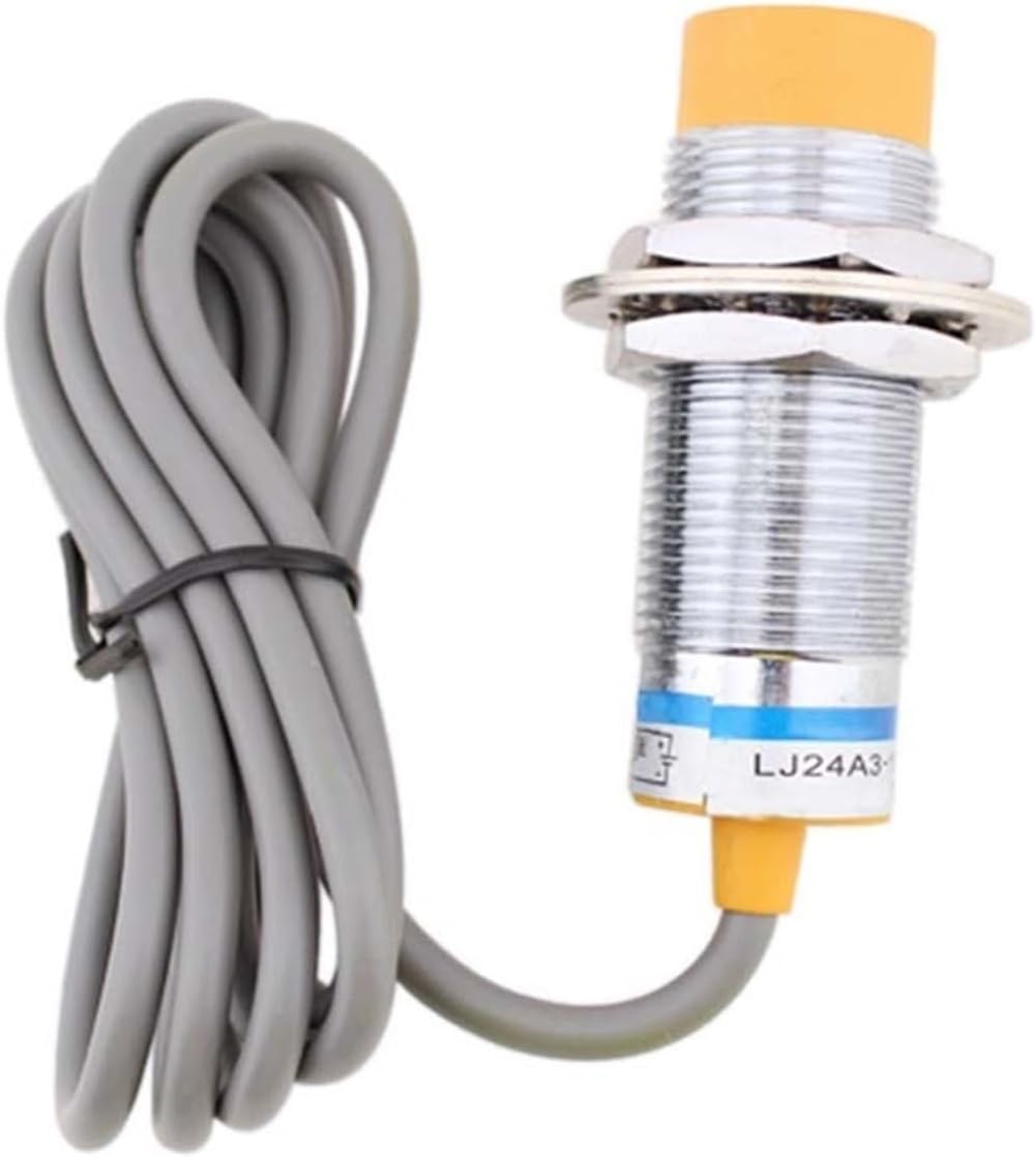 Proximity Switch LJ24A3 NPN PNP NO NC 2/3/4-wire Inductive Sensor Detection Distance 8mm/10mm M24(LJ24A3-10-Z-BX)