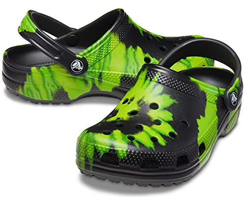 Image of Crocs Unisex Adult Black /Lime Punch Clog (205453)