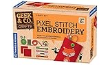 Geek & Co. Craft Pixel Stitch Embroidery Kit