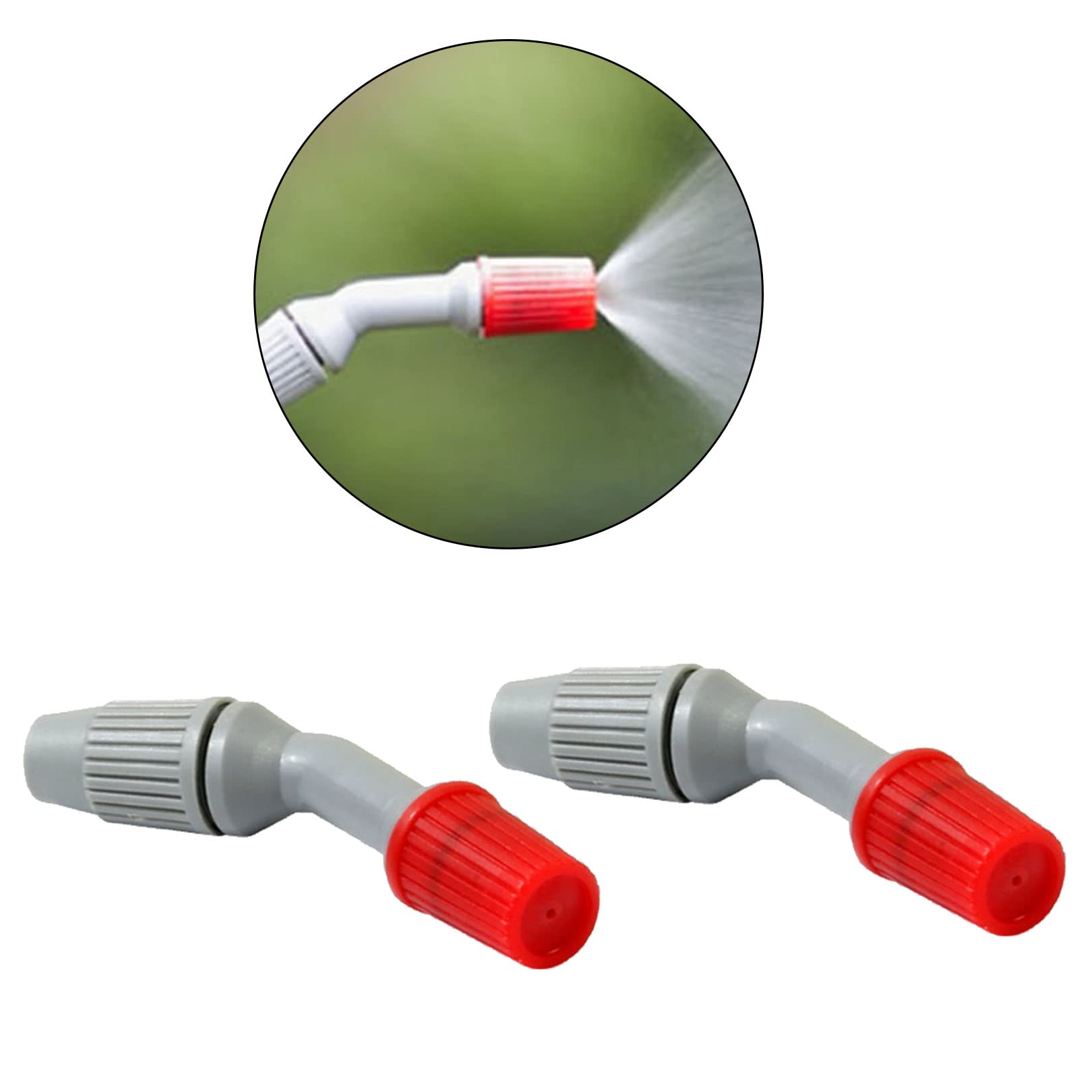 Sprayer Nozzle, 2 Pcs Garden Irrigation Spray Accessories,Durable Weedkiller Cone Spare Parts Sprayers Replacement Fan Shape Nozzles for Watering and Cleaning
