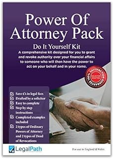 Power of Attorney Forms Pack (DIY Kit) Includes Two Types of Ordinary Powers of Attorney, Deed of Revocation Forms & Comprehensive Guide - by LegalPath® - 2023-24 Edition