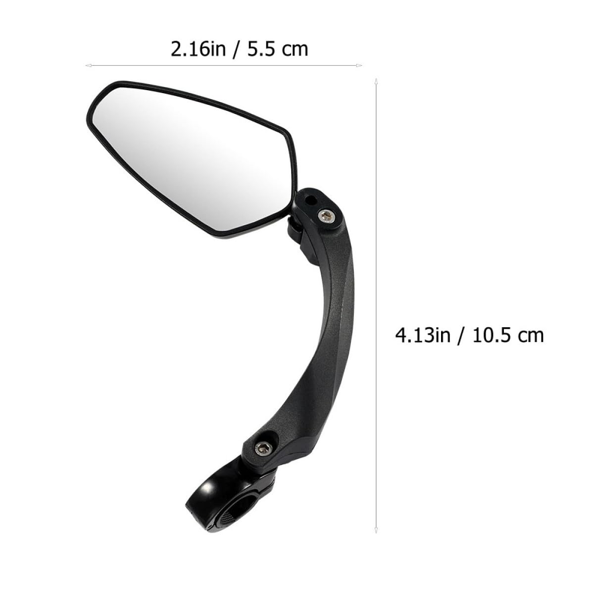 BESPORTBLE 2pezzi Specchietto Retrovisore Per Bicicletta Specchio Manubrio Per Visione Ampia e Sicura Compatibile Con Biciclette Da Corsa e Mountain Bike