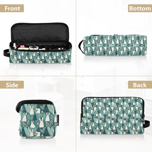 Bolso organizador de viaje para herramientas de cabello con base resistente al calor, impermeable, para planchas, rizadores y secadores miniatura 5