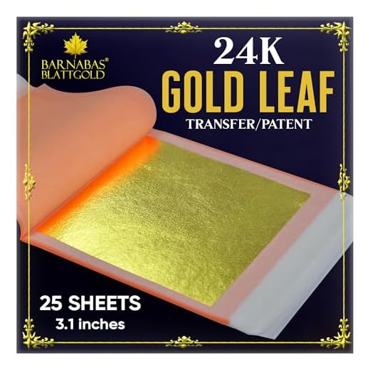 Barnabas Blattgold 24K Gold Leaf Sheets
