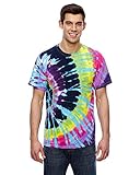 Tie Dyes Men's Tie Dyed Performance T-Shirt H1000-swirl-flashback-xl
