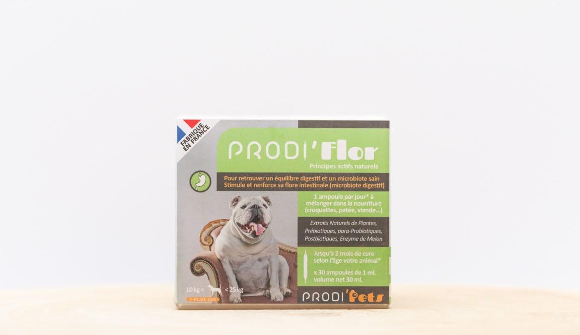 PRODI'PETS digestion chien solution gaz et ballonnements de l'animal