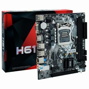Placa Mãe Afox, Chipset H61, Intel LGA 1155, mATX, Ddr3, M.2 NVMe, Hdmi Preta - IH61-MA2-V6