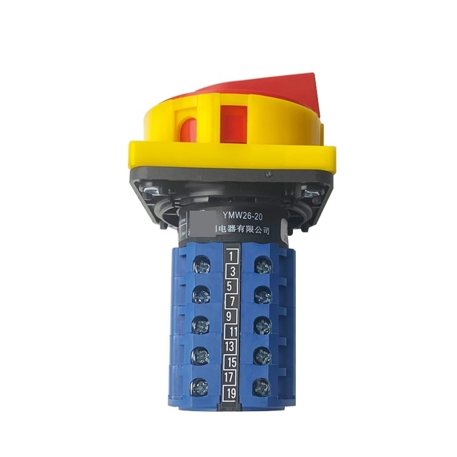 Interruptor eléctrico de 3 posiciones, 20A, 690V, candado de encendido y apagado, Control de 5 polos, interruptor de cambio de leva giratorio, contacto plateado Y26 LW26GS 1 pieza