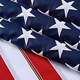 ZWXT American Flag 3x5FT Outdoor Heavy Duty Flag Strongest Longest Lasting Made of Nylon Canvas Head