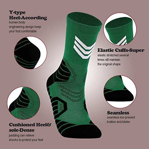 Lvcial Elite Basketball Socks,Running Socks,Athletic Socks,Compression Cushion Socks For Men & Women #TOP2