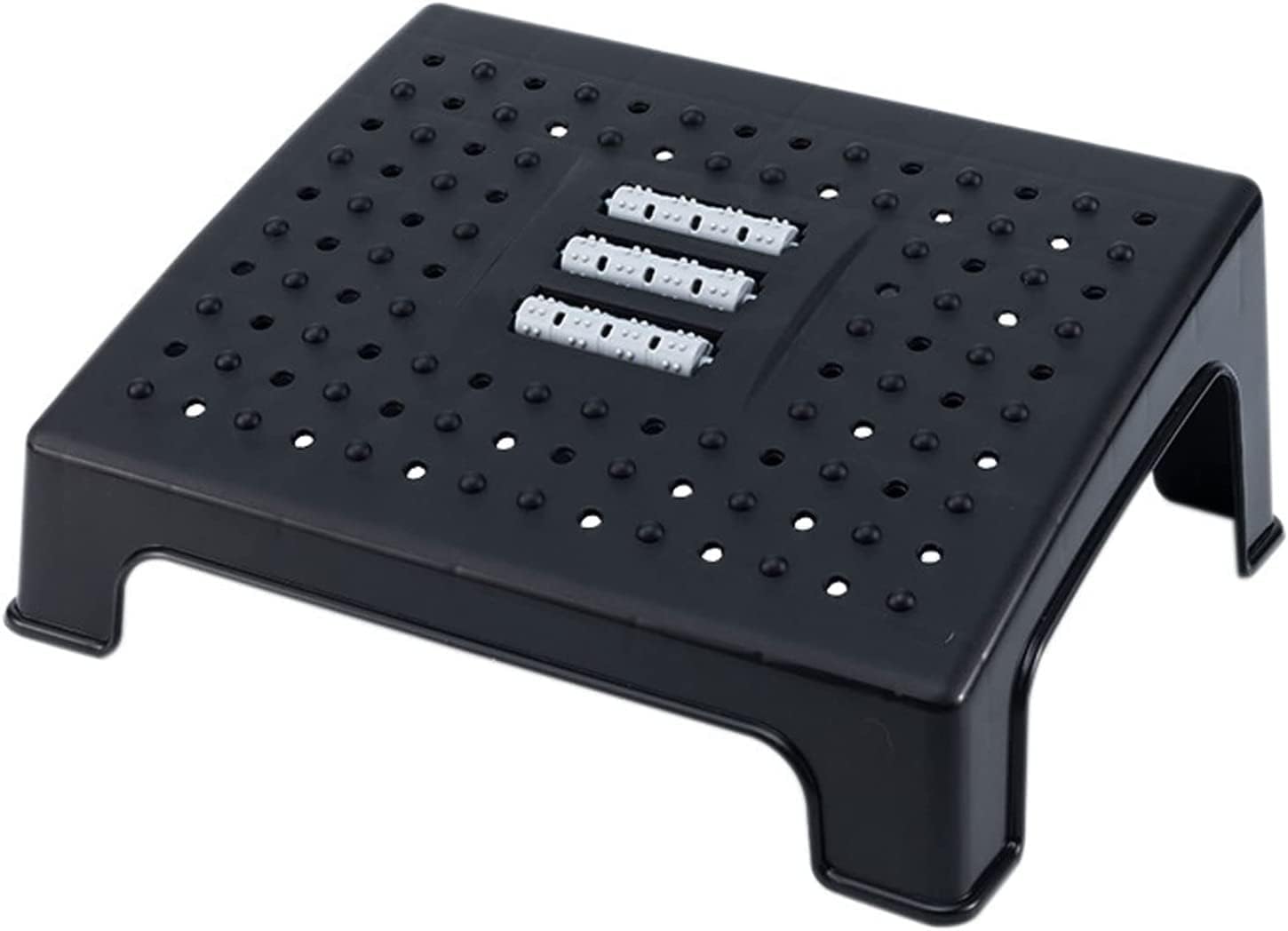 Cloyster Foot Rest for Under Desk at Work Adjustable,Office Chair Foot Rest with Massage Surface and Roller,Pressure Relief for Comfort,Ergonomic Tilted Foot Stool for Home,Office