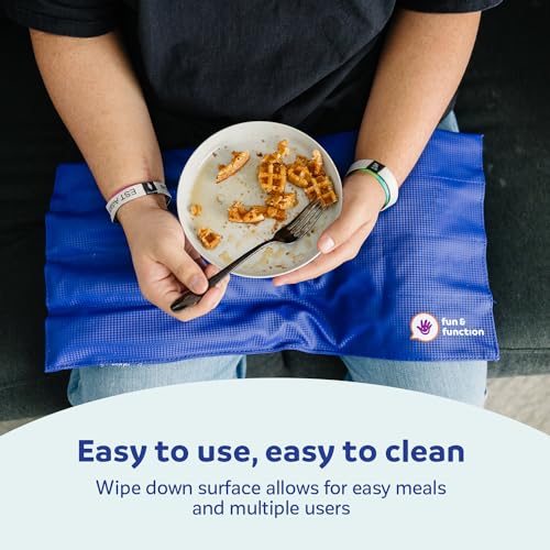 Fun and Function Wipe Clean Weighted Lap Pad for Kids with Sensory Issues & Special Needs - Sensory Weighted Lap Pad for Kids 75 Pounds - Calm Down Corner Supplies - Image 4