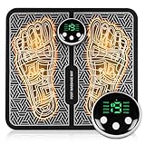 Phixnozar Transcutaneous Electronic Nerve Stimulator, EMS Foot Massager for Muscle Relaxation,Back & Legs Massager, LCD Display Screen