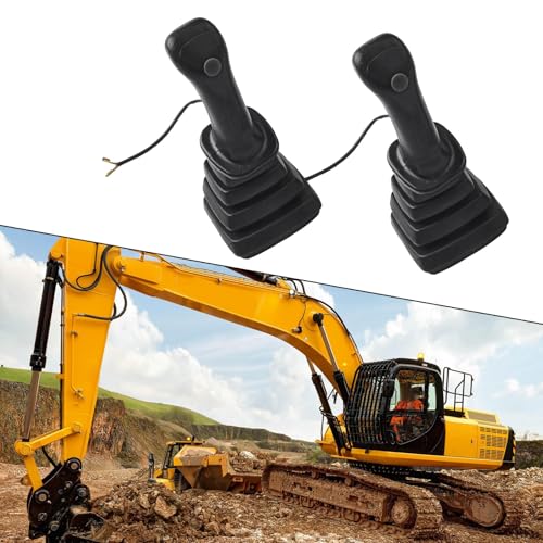 Palanca de control para excavadora Rexroth con mango de repuesto EasyByMall de alta duración 8