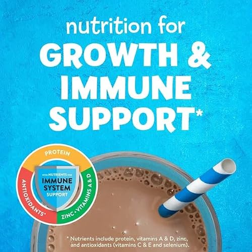 Pediasure Immune Support Kids Protein Shake Grow & Gain Vanilla And Chocolate Flavors, 8 Fl Oz 6 Pack (Chocolate) #TOP23